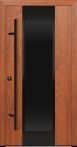 FM Aluminium Haustür DS 92 Blackline Modell M28 - Goldene Eiche