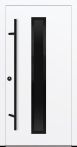 FM Aluminium Haustür DS 92 Blackline Modell M21 - Weiß