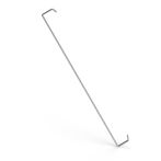 FOS Doppelte Seitenfalzklammer 417 mit eckigem Auge - Edelstahl | Pak. á 500 Stk.