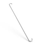 FOS Doppelte Seitenfalzklammer 417 mit rundem Auge | Pak. á 250 Stk.