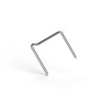 FOS Kopfklammer 400b/40/2,8 mm - Edelstahl A2A | Pak. á 1000 Stk.