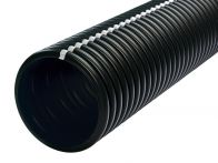 Fränkische Strabusil LP Teilsickerrohr aus PE-HD, Länge 6m - Schwarz