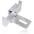 Gabiona Klammer verzinkt mit Zaunhalter 5 x 10 cm