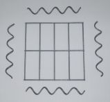 Gabiona Deckel für Säule inkl. 4 Montagespiralen, MW 5 x 10 cm