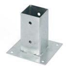 Alberts Aufschraubhülse für Vierkantholzpfosten - feuerverzinkt