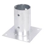 Alberts Aufschraubhülse für Rundholzpfosten - feuerverzinkt