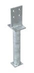 Alberts T-Pfostenträger, mit Steg, feuerverzinkt, zum Einbetonieren, 80x130x300 mm