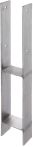 Alberts H-Pfostenträger, Edelstahl, 91x300x600x60 mm - Stärke 4 mm