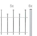 Alberts Zaun-Set Madrid, in verschiedenen Ausführungen+Längen, feuerverzinkt