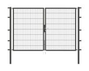 Alberts DT Flexo Doppeltor, Industrietor, 2-flügeliges Tor, Typ 6/5/6, in verschiedenen Breiten+Höhen, mittig geteilt, anthrazit