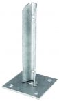 Alberts Pfostenträger für Drahtzäune, feuerverzinkt, 100x100 mm, zum Aufschrauben