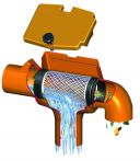 Garantia SUPRA-Filter intern Columbus mit gebogenem Abgang