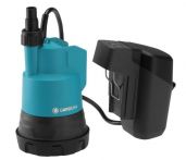 Gardena Akku - Klarwasser - Tauchpumpe 2000/2, P4A solo, 18V