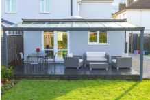 Gardendreams Terrassenüberdachung Expert Alu anthrazit