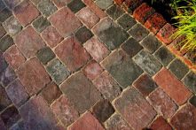 Gerwing DuoAntik Gestaltungspflaster rot-schwarz (meliert)