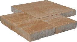 Gerwing Terrassenplatte GerloDeluxe Kombi Monaco - anthrazit braun grau Formatmix 5 cm