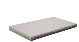 Gerwing Terrassenplatte Gerlo Line - platin hellgrau 80x40x4,5 cm