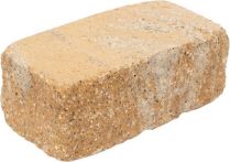 Gerwing Mauerstein GerloCastell UnoStone - beige-hell, gerumpelt, 3-seitig gespalten, 30x16,5x12,5 cm