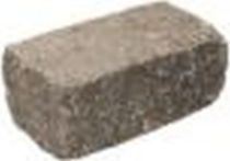 Gerwing Mauerstein GerloCastell UnoStone - anthrazit, gerumpelt, 3-seitig gespalten, 30x16,5x12,5 cm