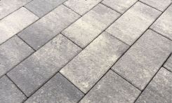 Gerwing Pflasterstein Niedersachsen - grau schwarz 26,6x13,3x6 cm