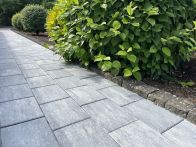 Gerwing Pflasterstein GerloSelect Blanco-Negro - weiß schwarz 24x16x6 cm