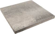 Gerwing Terrassenplatte GerloPur - light grey black weiß schwarz 60x60x4 cm