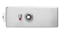 Griffwelt Neapel Schloß Set BAD, Schieberiegel rot/weiß,UNI, ESmatt, 3 Tlg.Bänder plus