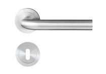 Griffwelt Imola Rosetten Garnitur fest drehbar gelagert, Edelstahl matt