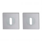 Griffwerk Rosettenpaar eckig GK4 Schraubtechnik