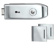 Griffwerk CREATIVO 1.0 Ganzglastürbeschlagset - 3-teiliger Bandsatz - ohne Griff