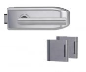 Griffwerk CREATIVO 1.0 Ganzglastürbeschlagset - 3-teiliger Bandsatz - mit Griff LUCIA PROF EM