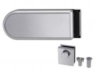 Griffwerk CLASSICO Ganzglastürbeschlagset - ohne Griff - mit Türschnäpper Nr. 2/Feststellset