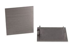 Griffwerk Endkappen - Set PLANEO 60 PRO (r/l) - Edelstahl Optik