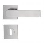 Griffwerk MINIMAL MODERN | DESIGN MANUFAKTUR GK4 Rosettengarnitur Schraubtechnik eckig