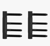 Griffwerk Bandpaar AXUM 9305 inkl. Rahmenteile - 3-teilige Bänder - für Aris