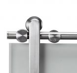 Griffwerk RONDO Griffmuschelpaar Schraubtechnik 64,5x64,5x18mm Edelstahl matt