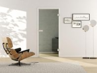 Griffwerk Glasdrehtür ESG Clear 510 - Basic Green klar (DIN L/R)