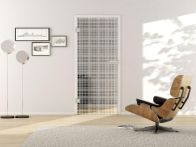 Griffwerk Glasdrehtür ESG Tartan Classic 562 Studio/Office - Pure White matt