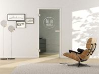 Griffwerk Glasdrehtür ESG Typo 671 Studio/Office - Basic Green klar