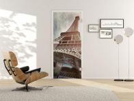 Griffwerk Glasschiebetür VSG Digital 696 - Pure White / blickdicht