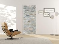 Griffwerk Glasschiebetür VSG Digital 698 - Pure White / blickdicht