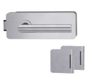 Griffwerk GATE - SIEGER DESIGN - Ganzglastürbeschlagset - 3-teilig - mit Griff Lucia