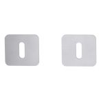 Griffwerk Schlüsselrosettenpaar ONE abgerundet Flachrosette