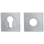 Griffwerk Kombi-Innen-Rosettensatz 8mm, Schraubtechnik eckig mit Zierring