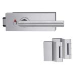 Griffwerk Glastürbeschlagset PURISTO S Flüster 3-tlg. Bänder