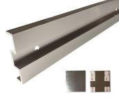 Griffwerk Wandabstand-Set PLANEO 60 PRO, Endkappen 2200 Edelstahl-Optik matt