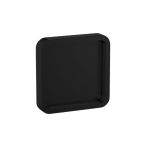 Griffwerk Griffmuschelpaar R8 QUATTRO Klebetechnik 58x58x9mm Schwarz