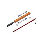 Griffwerk Türstärke Erweiterungsset Klipptechnik Hohlstift 8mm smart2lock 2.0 LUCIA