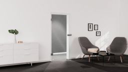 Griffwerk Glasdrehtür ESG Jette Wave 563 Studio/Office