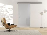 Griffwerk Glasschiebetür ESG Ornament SR200 - Basic Green strukturiert